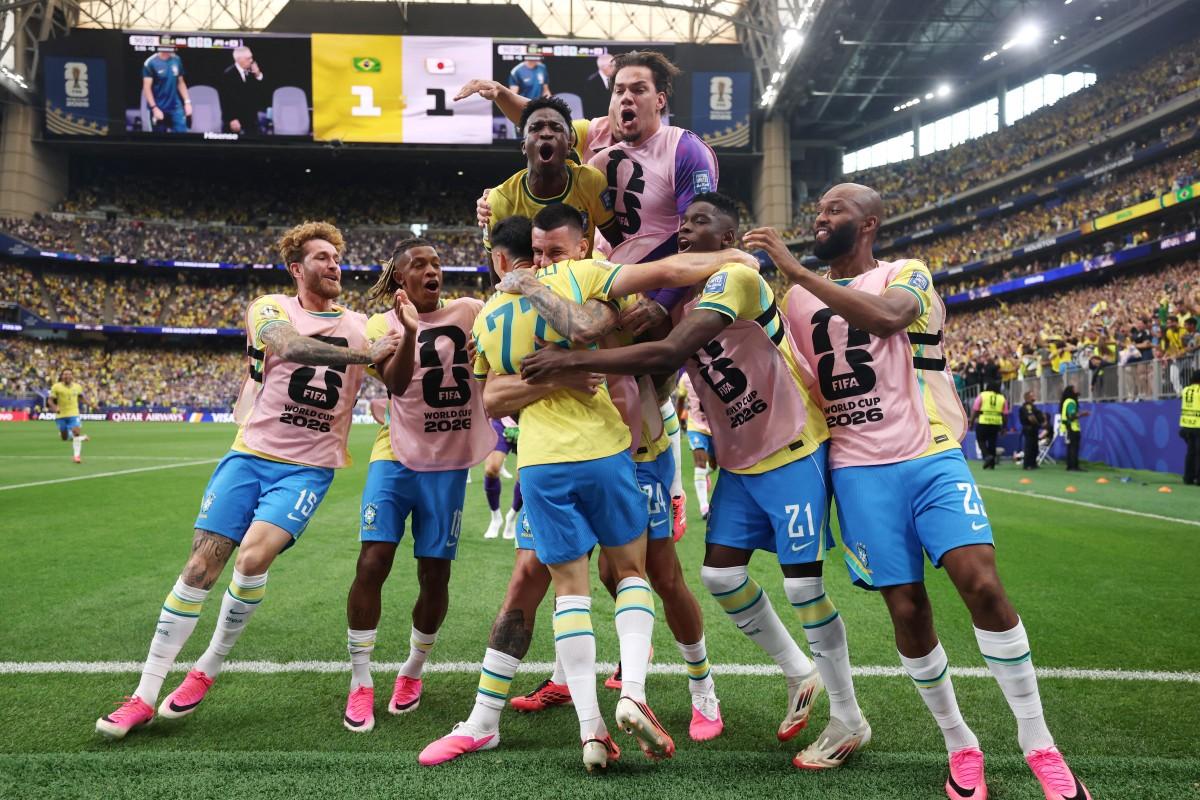 Brasil gana a Japón con las justas, y clasifica a los octavos de final